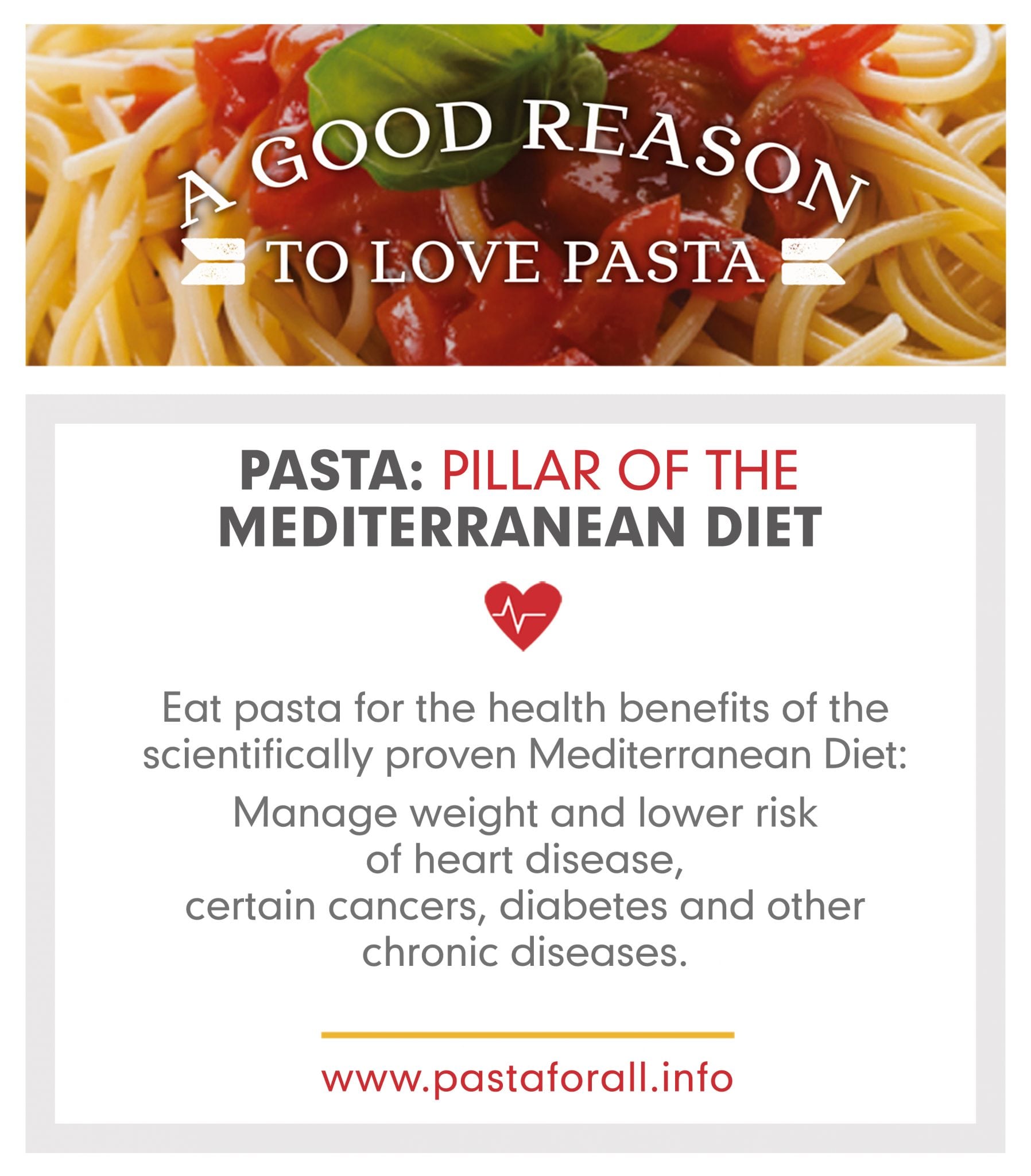 Pasta is the Pillar of the Mediterranean Diet