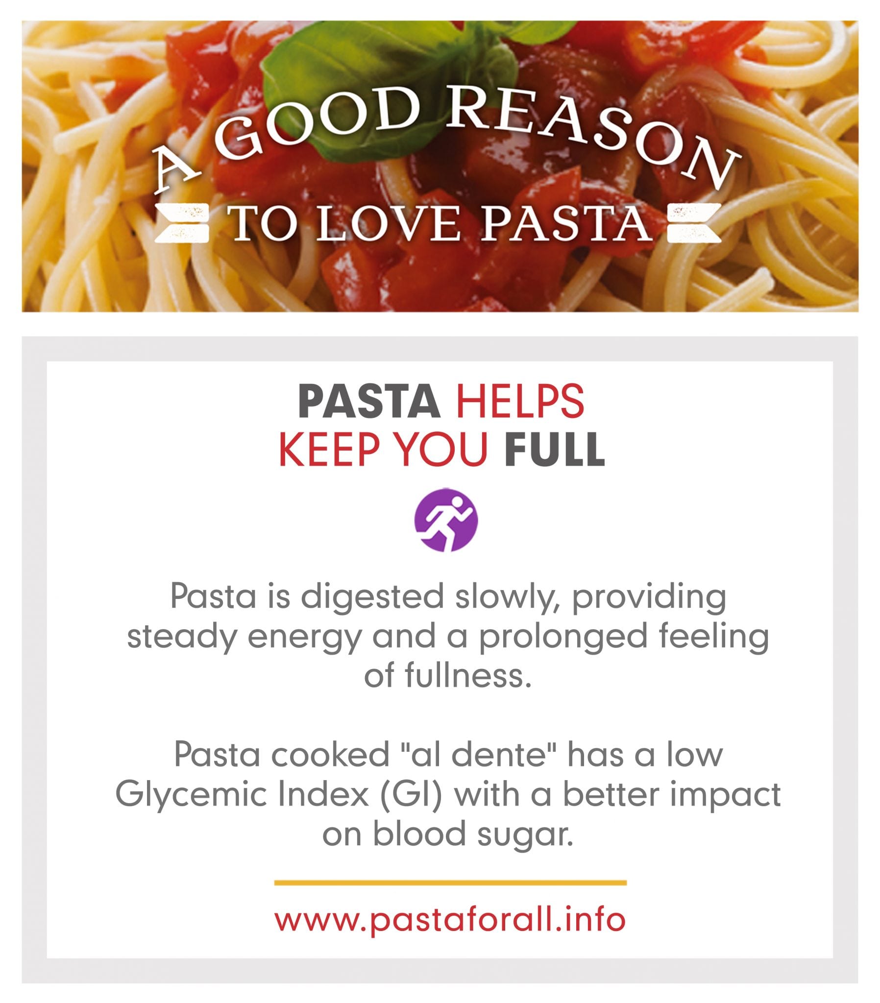 Pasta Helps Keep You Full