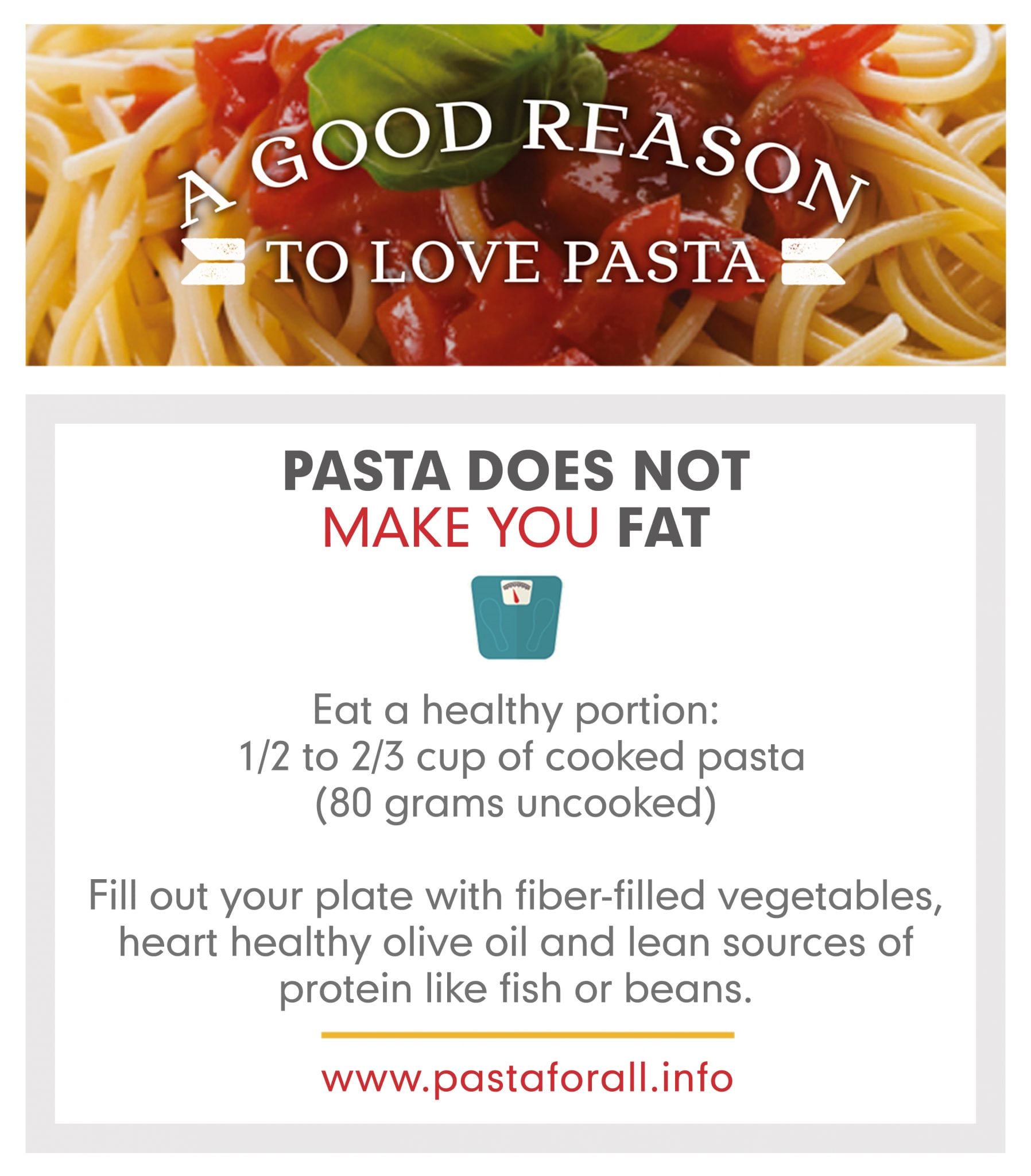 Pasta Does Not Make You Fat