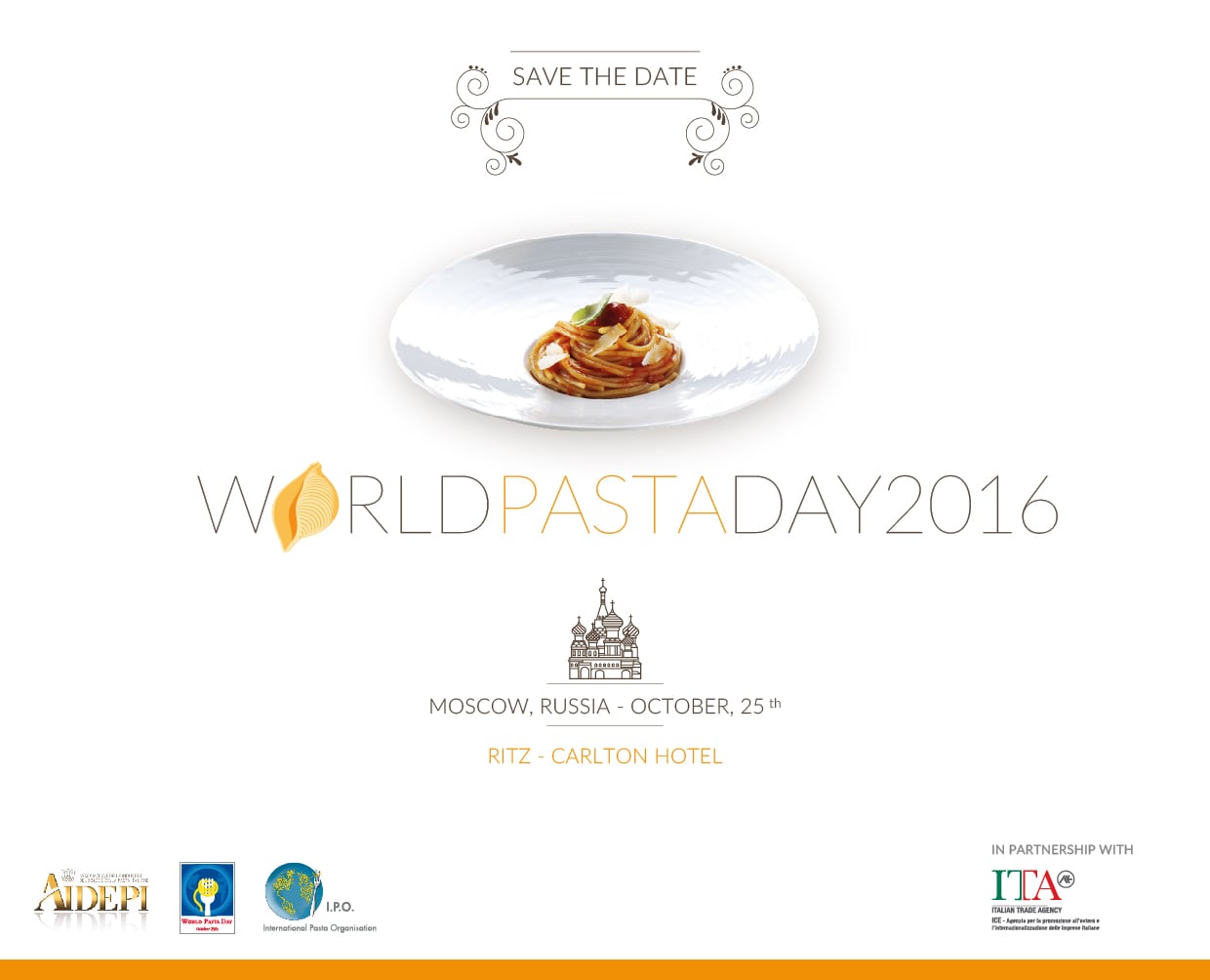 World Pasta Day 2016 – Moscow, 25th October 2016
